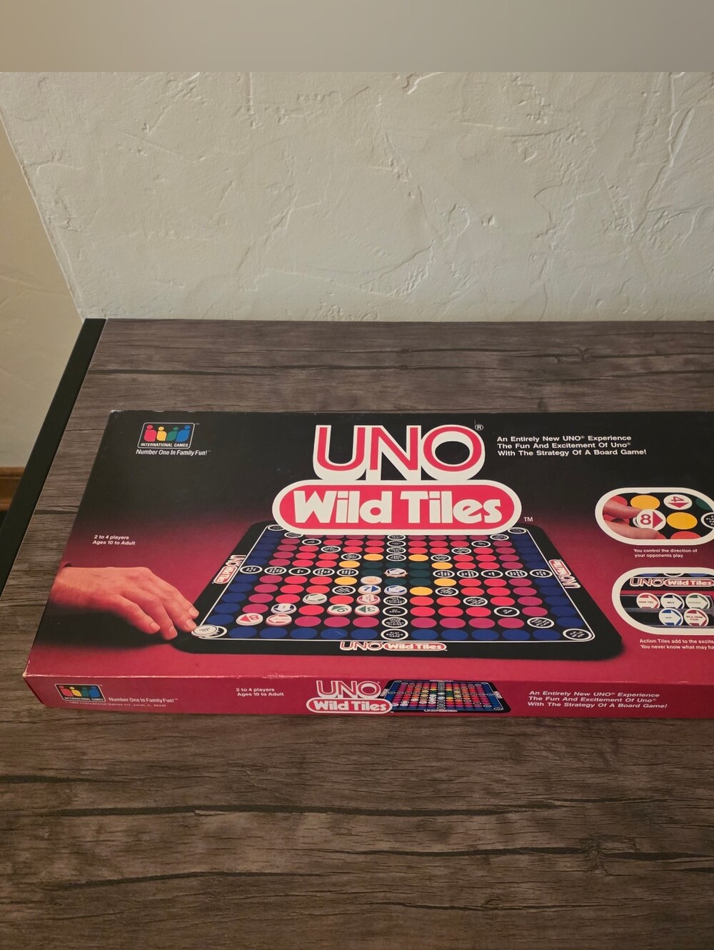 Vintage Uno Wild Tiles Board Game